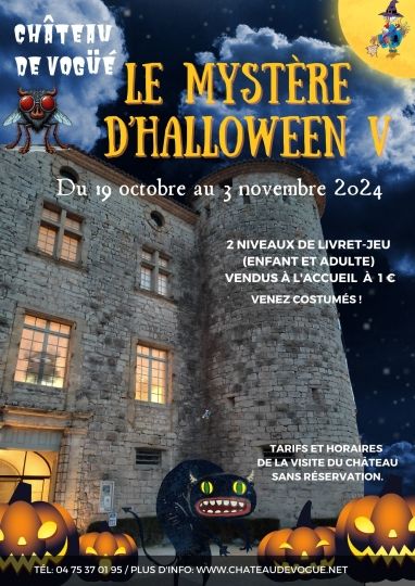 Jeu Le Mystère d'Halloween au Château du 19 octobre au 3 novembre (sans réservation)