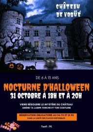 Affiche nocturne Halloween