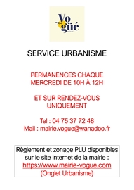 AFFICHE SERVICE URBANISME